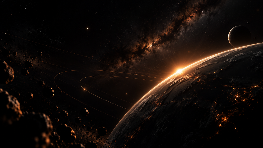 Orbital Horizon Background